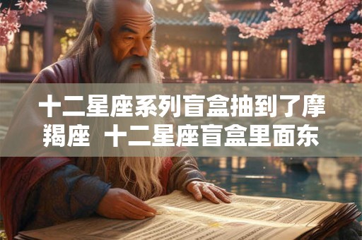 十二星座系列盲盒抽到了摩羯座  十二星座盲盒里面东西怎么做