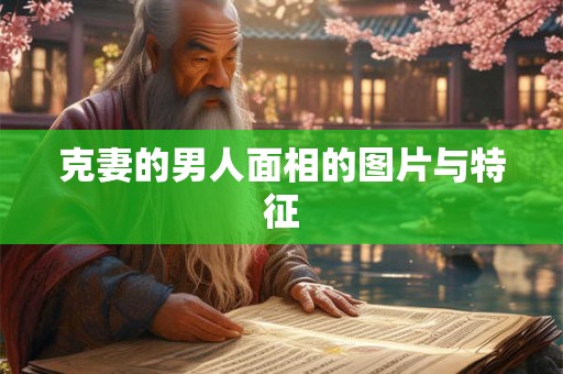 克妻的男人面相的图片与特征