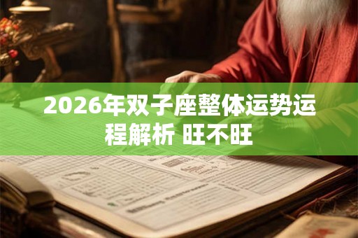 2026年双子座整体运势运程解析 旺不旺