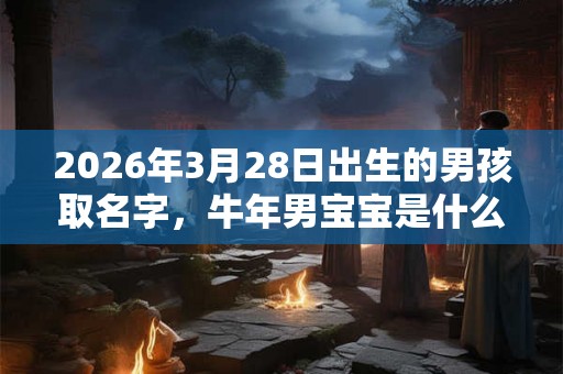 2026年3月28日出生的男孩取名字,牛年男宝宝是什么命? 2026年3月28日出生的男孩取名字,牛年男宝宝是什么命?