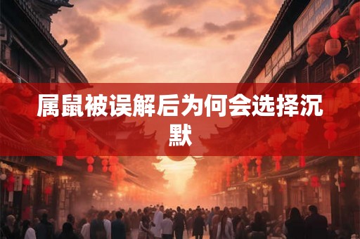 属鼠被误解后为何会选择沉默