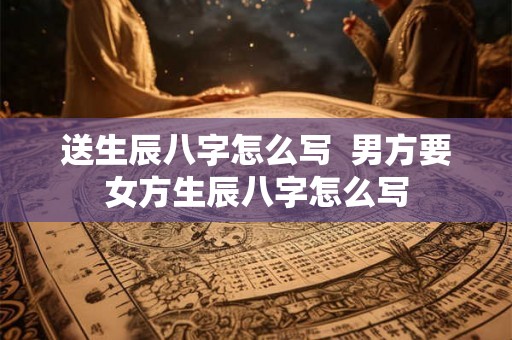 送生辰八字怎么写 男方要女方生辰八字怎么写 送生辰八字怎么写 男方要女方生辰八字怎么写