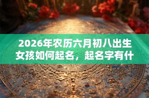 2026年农历六月初八出生女孩如何起名,起名字有什么好方法? 2026年农历六月初八出生女孩如何起名,起名字有什么好方法?