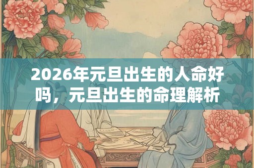 2026年元旦出生的人命好吗,元旦出生的命理解析 2026年元旦出生的人命好吗,元旦出生的命理解析