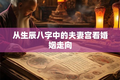 从生辰八字中的夫妻宫看婚姻走向