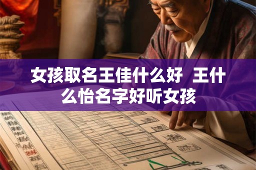 女孩取名王佳什么好  王什么怡名字好听女孩
