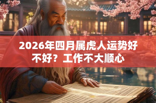 2026年四月属虎人运势好不好?工作不大顺心 2026年四月属虎人运势好不好?工作不大顺心