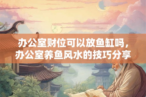 办公室财位可以放鱼缸吗，办公室养鱼风水的技巧分享