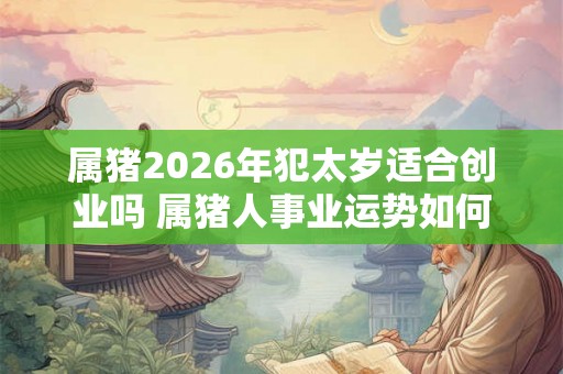 属猪2026年犯太岁适合创业吗 属猪人事业运势如何
