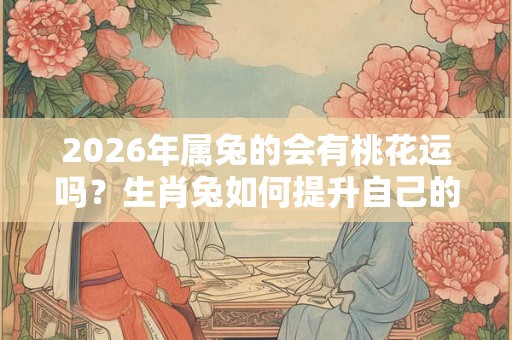 2026年属兔的会有桃花运吗？生肖兔如何提升自己的桃花运势？