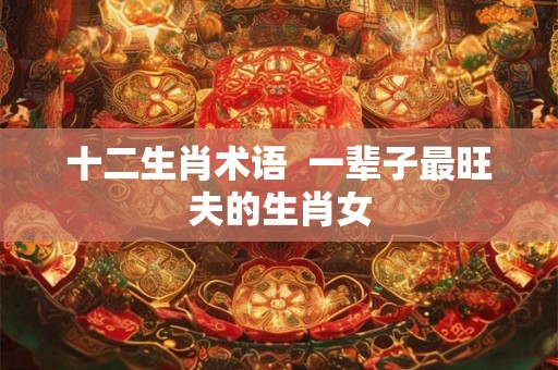 十二生肖术语  一辈子最旺夫的生肖女