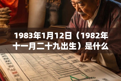 1983年1月12日（1982年十一月二十九出生）是什么命_命运如何