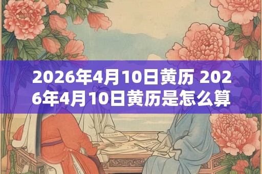 2026年4月10日黄历 2026年4月10日黄历是怎么算出来的