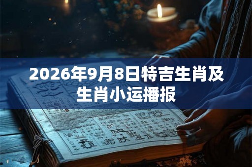 2026年9月8日特吉生肖及生肖小运播报
