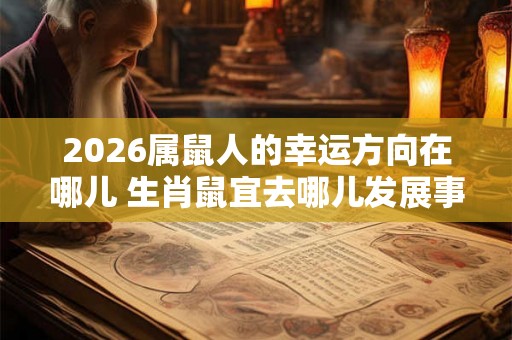 2026属鼠人的幸运方向在哪儿 生肖鼠宜去哪儿发展事业