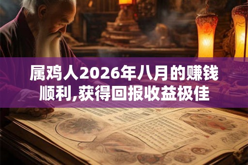 属鸡人2026年八月的赚钱顺利,获得回报收益极佳