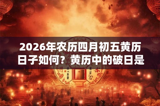 2026年农历四月初五黄历日子如何？黄历中的破日是哪些？