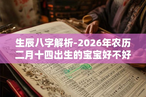 生辰八字解析-2026年农历二月十四出生的宝宝好不好
