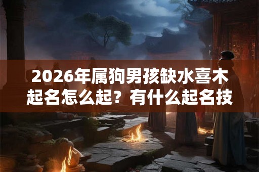 2026年属狗男孩缺水喜木起名怎么起？有什么起名技巧？