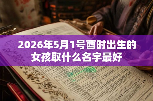 2026年5月1号酉时出生的女孩取什么名字最好