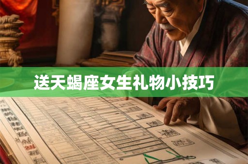 送天蝎座女生礼物小技巧 送天蝎座女生礼物小技巧