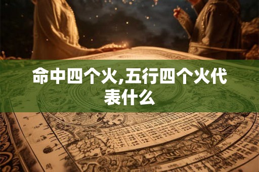 命中四个火,五行四个火代表什么
