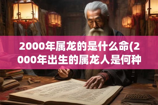 2000年属龙的是什么命(2000年出生的属龙人是何种命格？)
