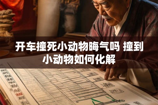 开车撞死小动物晦气吗 撞到小动物如何化解
