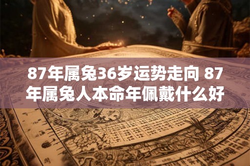 87年属兔36岁运势走向 87年属兔人本命年佩戴什么好