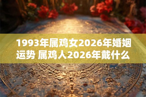 1993年属鸡女2026年婚姻运势 属鸡人2026年戴什么招财