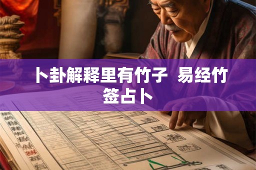 卜卦解释里有竹子 易经竹签占卜 卜卦解释里有竹子 易经竹签占卜