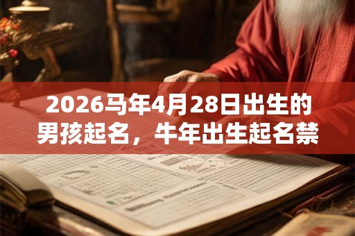 2026马年4月28日出生的男孩起名,牛年出生起名禁忌盘点 2026马年4月28日出生的男孩起名,牛年出生起名禁忌盘点