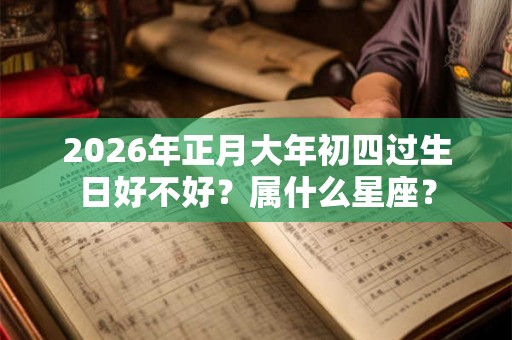 2026年正月大年初四过生日好不好?属什么星座? 2026年正月大年初四过生日好不好?属什么星座?