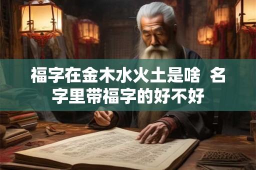 福字在金木水火土是啥  名字里带福字的好不好