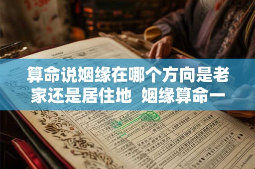 算命说姻缘在哪个方向是老家还是居住地  姻缘算命一般怎么说的