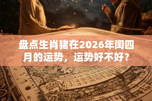 盘点生肖猪在2026年闰四月的运势,运势好不好? 盘点生肖猪在2026年闰四月的运势,运势好不好?