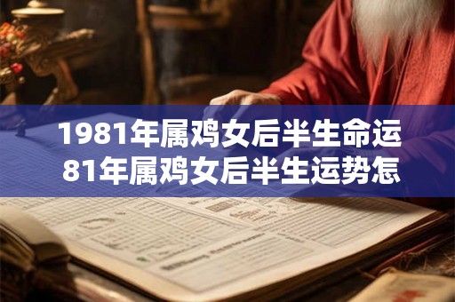 1981年属鸡女后半生命运 81年属鸡女后半生运势怎么样