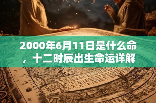 2000年6月11日是什么命，十二时辰出生命运详解