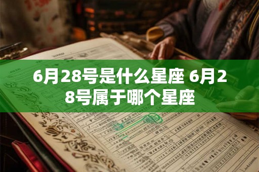 6月28号是什么星座 6月28号属于哪个星座