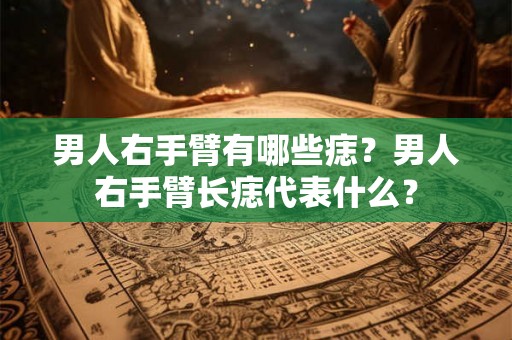 男人右手臂有哪些痣?男人右手臂长痣代表什么? 男人右手臂有哪些痣?男人右手臂长痣代表什么?