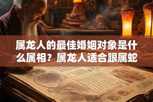 属龙人的最佳婚姻对象是什么属相?属龙人适合跟属蛇人结婚吗? 属龙人的最佳婚姻对象是什么属相?属龙人适合跟属蛇人结婚吗?