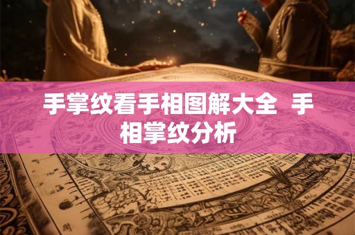 手掌纹看手相图解大全  手相掌纹分析