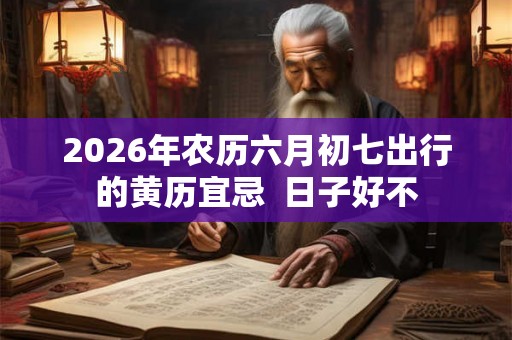 2026年农历六月初七出行的黄历宜忌  日子好不