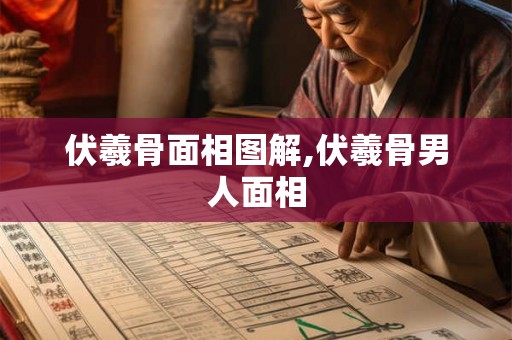 伏羲骨面相图解,伏羲骨男人面相