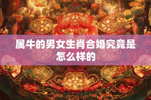 属牛的男女生肖合婚究竟是怎么样的