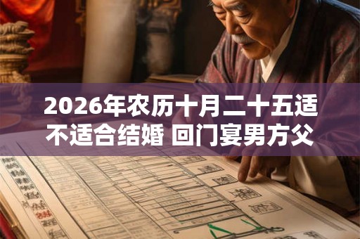 2026年农历十月二十五适不适合结婚 回门宴男方父母参加吗