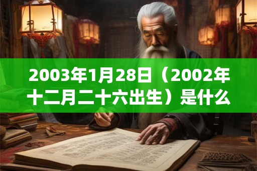 2003年1月28日（2002年十二月二十六出生）是什么命_命运如何