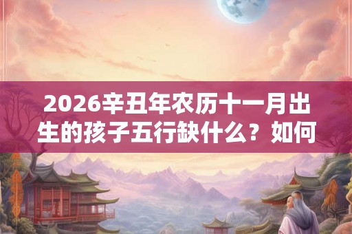 2026辛丑年农历十一月出生的孩子五行缺什么？如何取名