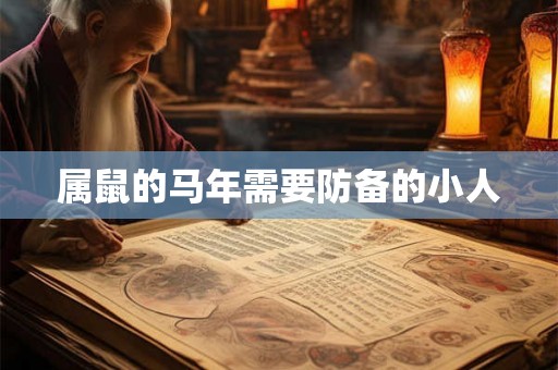 属鼠的马年需要防备的小人