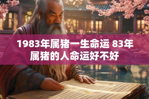 1983年属猪一生命运 83年属猪的人命运好不好
